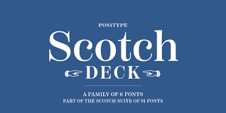 Ejemplo de fuente Scotch Deck SemiBold